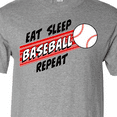 thumbnail image 4 of Inktastic Eat, Sleep, Baseball, Repeat T-Shirt, 4 of 5