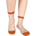 thumbnail image 3 of PTSPLLMY Sox Womens Girls Sheer Socks Mesh Lace Crew Socks Transparent See Through Ultra Thin Silk Nylon Dress Socks, 3 of 8