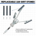 thumbnail image 3 of Herramienta de afilado para motor Weyleity, 2-6,5 cm, con 3 piedras, grano 220, 3 of 6
