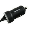 Blackweb Car Charger With Coiled Micro-Usb Cable, 3.1 Amp, Black, 3 Feet