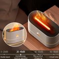 thumbnail image 3 of Flame Humidifier Essential Oil Diffuser Cool Mist Humidifiers For Bedroom 200 Ml Mini Air Small  Humidifier Lasts Up To 10 Hours, 3 of 8