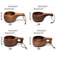 thumbnail image 5 of CIYISON 210ML Finland Kuksa Portable Wood Coffee Mugs Handmade Milk Cup With Handgrip Breakfast Drinking Kitchen Drinkware, 5 of 10