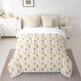 thumbnail image 2 of Homewish Country Leaves 7-Piece Twin Bedding Sets,Plam Leaf Bedding Comforter Set,Boho Bohemain Sheet Sets For Men Women,Microfiber Bedroom Decor Reversible, 2 of 8