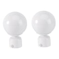 thumbnail image 4 of WHAMVOX 2 Pcs Embouts de Tringle à Rideaux en Fer Blanc pour Salle à Manger, 4 of 8