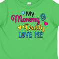 thumbnail image 4 of Inktastic My Mommy and Daddy Love Me with Hearts Boys or Girls Toddler T-Shirt, 4 of 5