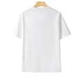 thumbnail image 4 of USNSM Comfy Cotton Shirts Running Athletic Shirt Baggy Crew Neck Workout Gym Tees Fitted Short Sleeve T-Shirts Summer Trendy Tshirts White XXL, 4 of 7