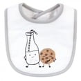 thumbnail image 4 of Hudson Baby Infant Cotton Bib and Sock Set 5pk, Milk And Cookies, One Size, 4 of 6