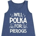 thumbnail image 3 of Instant Message - Dyngus Day - Will Polka for Pierogis - Polish Holiday Celebration - Toddler & Youth Girls A-line Dress, 3 of 6