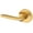 Gold, variant on Baldwin 5164056LDM 5164 Left Handed Non-Turning One-Sided Dummy Door Lever - Nickel