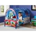 thumbnail image 3 of Delta Children Disney Mickey Mouse Plastic Toddler Canopy Bed, Blue, 3 of 7