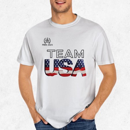 Team USA 2024 Olympics T-Shirt - Patriotic Sports Merchandise Unisex All Size