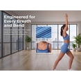 thumbnail image 6 of Womens Striped Workout Set Two Piece Yoga Sets Activewear Stripe Pattern Stretchy Soft Activewear Sets 2 Piece Summer Matching Set Doubel Layer Square Neck Gym Outfits Orange L, 6 of 9