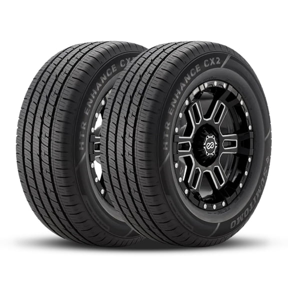 2 Sumitomo HTR Enhance CX2 285/45R22 114H M S All Season Tires 65K MILE Warranty ENC07 / 285/45/22 / 2854522