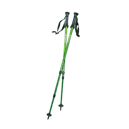 Aspen 1 Light Outdoor Apex Trekking Pole Set, Lime, Super compact design for easy, lightweight packing By Outdoor Products ()