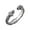 silver, variant on SUSHANG Wolf Head Bracelet Wolf Bracelet Bracelet Pirate Bracelet Wolf Head Head Bracelet Bracelets