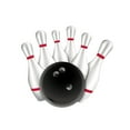 thumbnail image 2 of Large Size Thickened Son Bowling Set, Indoor and Outdoor Sports, Family Sports Games, Plastic Bowling Toys, Bowling for Son(6 Bottles, 1 Balls) Red, 2 of 6