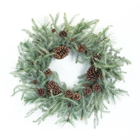 Melrose International LLC Pine Wreath 29.5"D Plastic