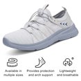 thumbnail image 1 of Zapatos slip-On caminando tejer zarpiendo senderismo transpirables, 1 of 9