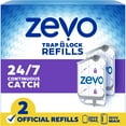 thumbnail image 2 of (5 pack) Zevo Flying Insect Trap Refill: 2 Indoor Light Trap Refill Cartridges Capture House Flies, Fruit Flies, and Gnats (2 Refill Cartridges), 2 of 14