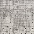 thumbnail image 3 of 7' Grey Machine Woven Abstract Lines Indoor Runner Rug, 3 of 3