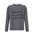 thumbnail image 3 of COM1950s Pyjamas pour Hommes, T-Shirts pour Hommes, Sports Entraînement Physique Maison Imprimé Pyjamas T-Shirt Manches Longues Col Rond, Manches Longues pour Hommes, T-Shirt pour Hommes, Manches pour Hommes, Pyjama pour Hommes, 3 of 7