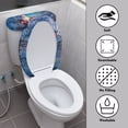 thumbnail image 3 of HELLHERO Polyester Toilet Lid Cover Set for Household Thankful Fall Toilet Seat Covers with Adjustable 2 Piece Set, Christmas Gifts, 3 of 5