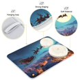 thumbnail image 4 of Kitchen Drying Mat Kitchen Drying Pad 18x24In Drying Dish Mat Dish Drying Mats Kitchen Countertop Multi-Function Drain Drying Mat Santa Claus in The Sky, 4 of 8
