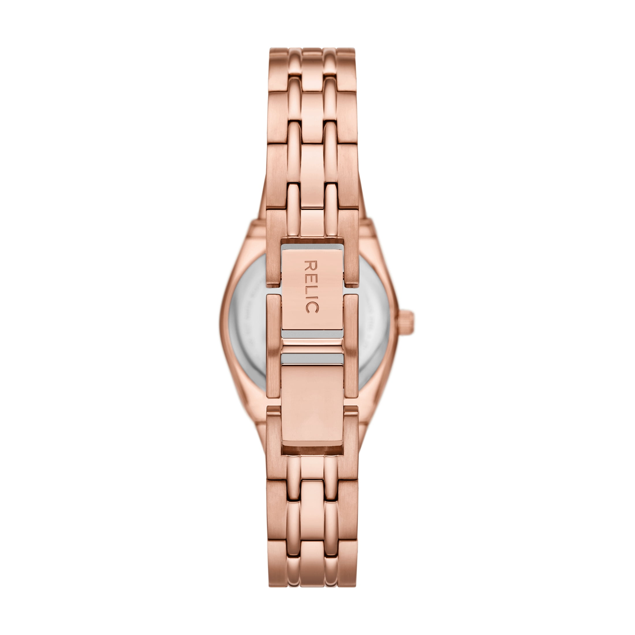 2949 Ladies Relic brand Watch, Rhinestones and Pick Pearl Face. Comes with case. Relic Women main image 3