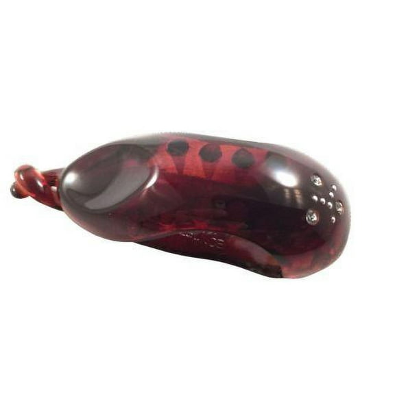 Parcelona French Small Fish Handset Genuine Crystal Banana Hair Clip