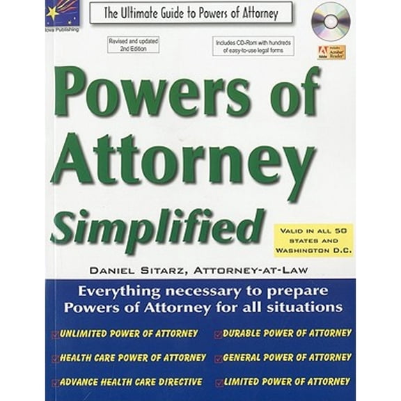 Pre-Owned Powers of Attorney Simplified [With CDROM] (Paperback) 1892949563 9781892949561