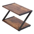thumbnail image 2 of Tongina Desktop Printer Stand Wooden Space Saving Heavy Duty 2 Tiers under Desk Shelf for Home Small Space Tabletop Fax Machine Scanner, 2 of 7