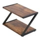 thumbnail image 1 of Soporte de escritorio para impresora de madera, resistente, ahorra espacio, 2 niveles, debajo del estante del escritorio para el hogar, espacio pequeñ, 1 of 8