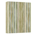thumbnail image 2 of Three Ring Binder Denim Khaki Stripes 1.5 Inch Round Binder D-Rings for Office Supplies and More, 2 of 10