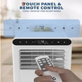 thumbnail image 3 of Ourlova 8000 BTU Portable AC Black Panel Smart Sleep Timer 350 Sq Ft, 3 of 7