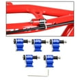 thumbnail image 5 of Luwecf 3xBike Cable Guide Hydraulic Brake Line Holder Hose Wire Clips Clamps Blue, 5 of 9