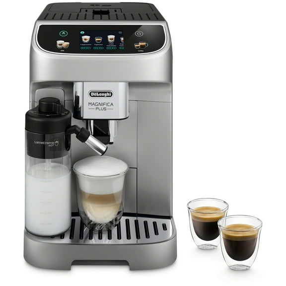 De'Longhi Magnifica Plus Bean-to-Cup Espresso and Cappuccino Machine, Silver