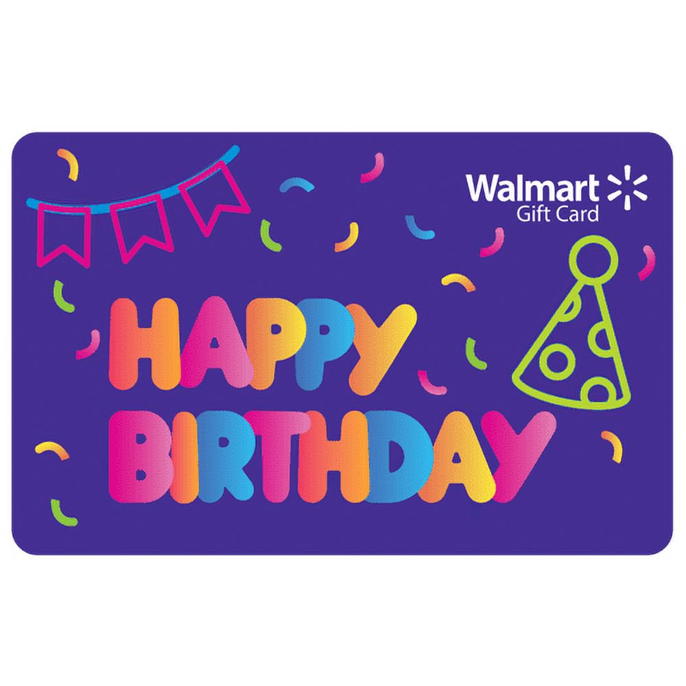 Vivid Birthday Walmart eGift Card [Email Delivery]