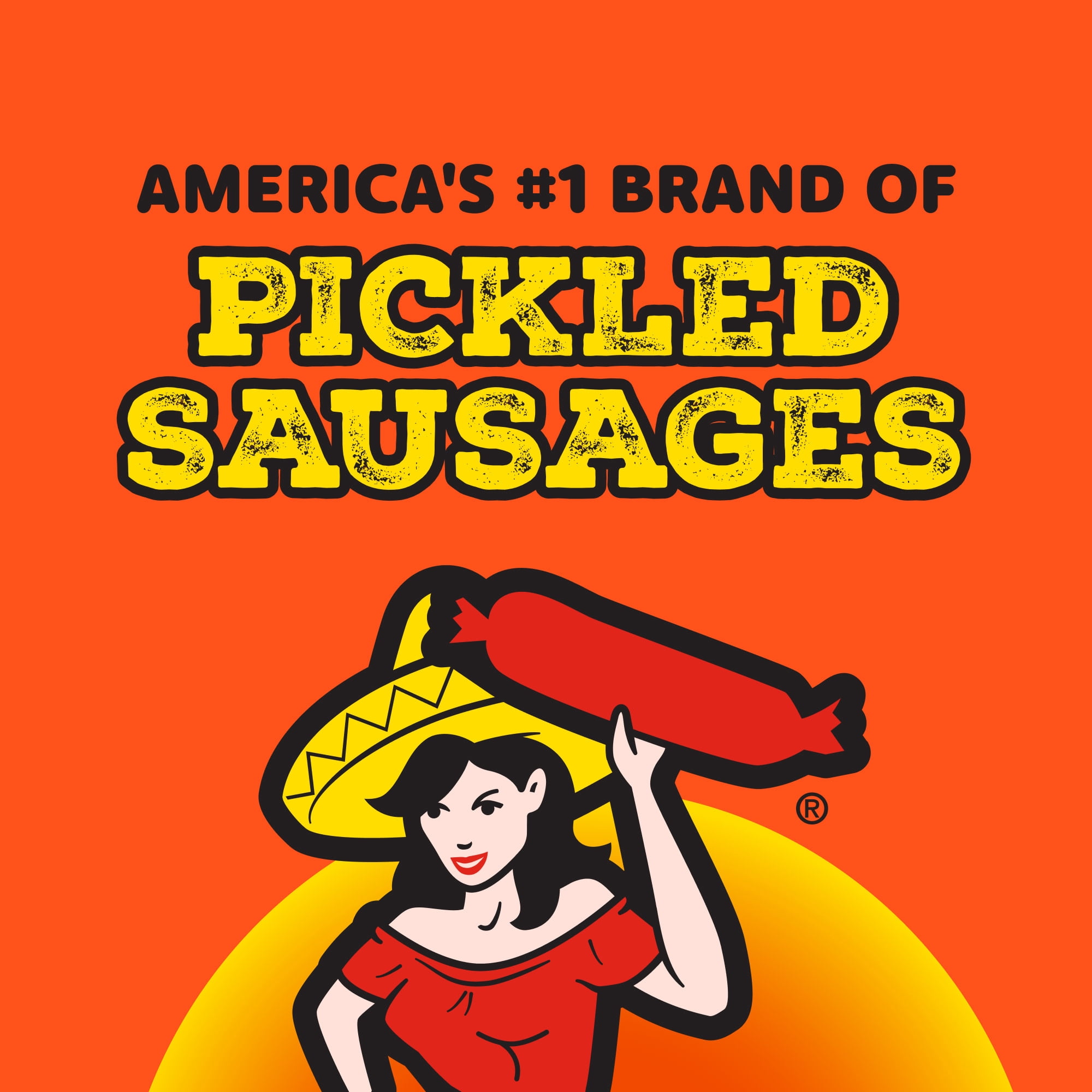 Penrose Tijuana Mama Pickled Sausage, 10g Protein per Sausage, 2.4 oz.