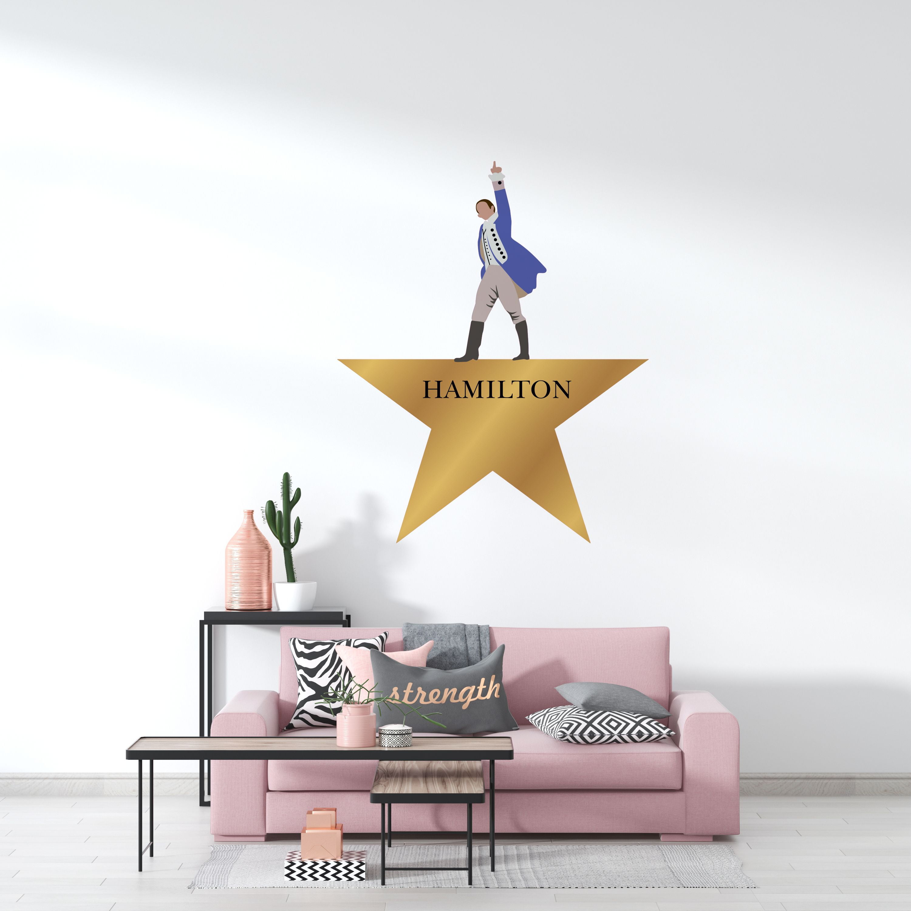 Home Art Hamilton An American Musical Play Character Multi colored Alexander Hamilton Broadway Poster Decoration Design 20 x 24 Vinyl Bedroom Living Room Lin Manuel Miranda Wall Decal Sticker Walmart....