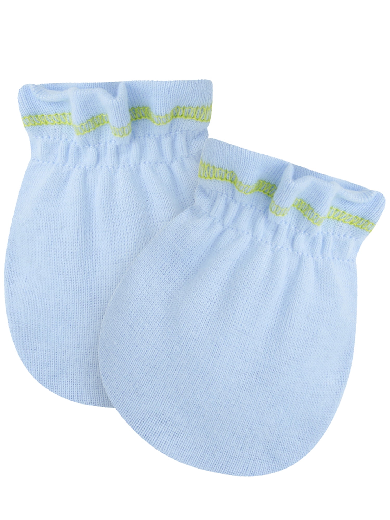 Gerber Baby Boy Adjustable Cotton Mittens, 3-Pack, 0/6 Months