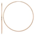 thumbnail image 4 of 14K Rose Gold Plated 1.2mm Polished Endless Hoop Earrings, 4 of 7