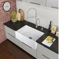 thumbnail image 4 of Vigo All-in-One 36" Matte Stone Farmhouse Kitchen Sink and Dresden Stainless-Steel Faucet Set, 4 of 6