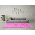 thumbnail image 3 of Ahgly Company Indoor Rectangle Abstract Pink Contemporary Area Rugs, 7' x 10', 3 of 4