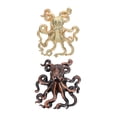 thumbnail image 6 of LEORX Octopus Design Knobs Gold 2Pcs American Style for Home Decor Furniture Hardware, 6 of 7