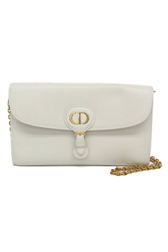 Pre-Owned Christian Dior Bobby EastWest Chain Shoulder Bag Women's Leather Clutch Bag,Shoulder...
