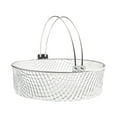 thumbnail image 1 of KAKOWELY Stainless Steel Oven Mesh Tray for Kitchen Use Silver Color Practical Drying Net 1pc,8.27"X8.27"X6.3", 1 of 4