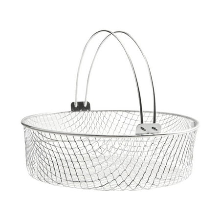 

Bestonzon 1pc Practical Oven Net Tray Home Air Fryer Oven Mesh Fry Basket for Kitchen Use