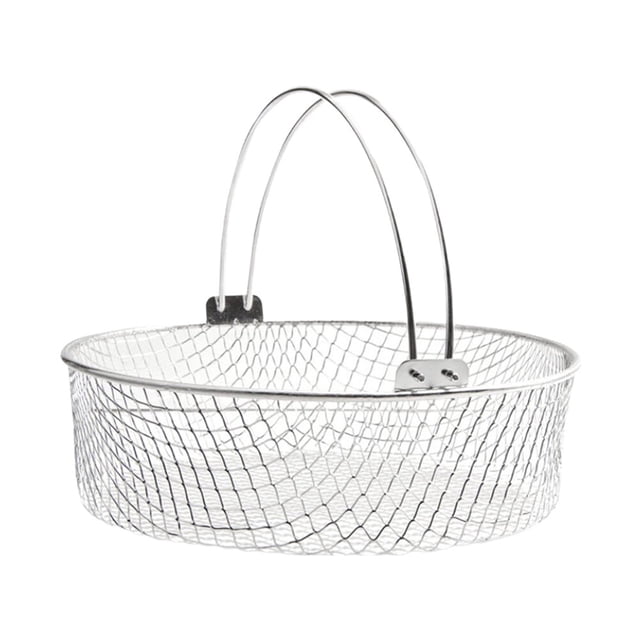 KAKOWELY Stainless Steel Oven Mesh Tray for Kitchen Use Silver Color Practical Drying Net 1pc,8.27"X8.27"X6.3"