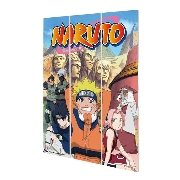 Naruto le Village de Feuilles Cachées Impression Bois