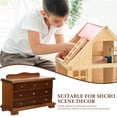 thumbnail image 5 of IFANLANDOR Mini Furniture Bedroom Set Wood Storage Decorative Micro Scene Decor 1Set, 5 of 5